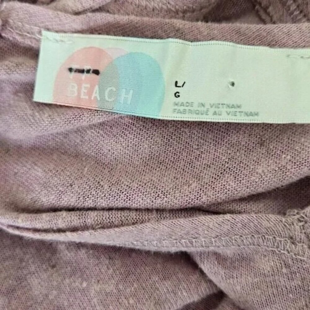 FREE PEOPLE BEACH Eros Strappy Sexy Free-Est Maxi Dress candy lilac Sz L NEW - Picture 10 of 11